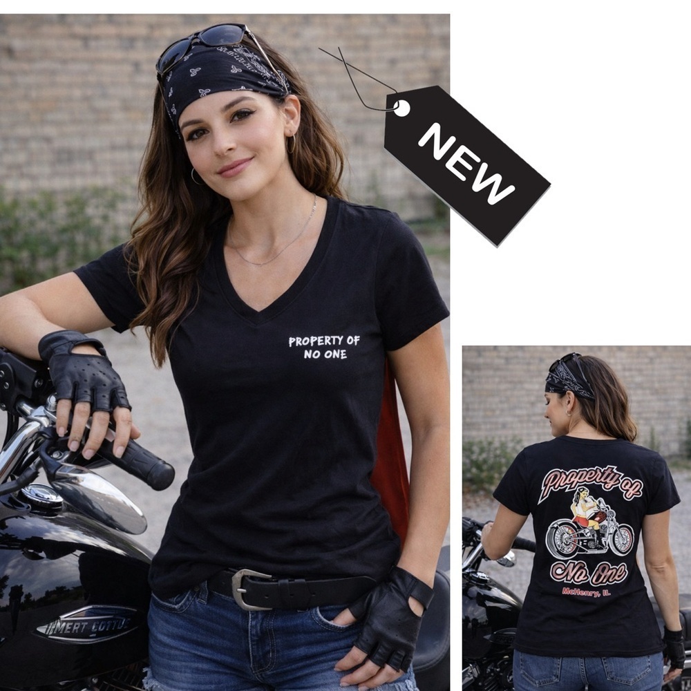 NWT Womans back v-neck short sleeve Tshirt “